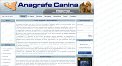 Desktop Screenshot of anagrafecaninapalermo.it